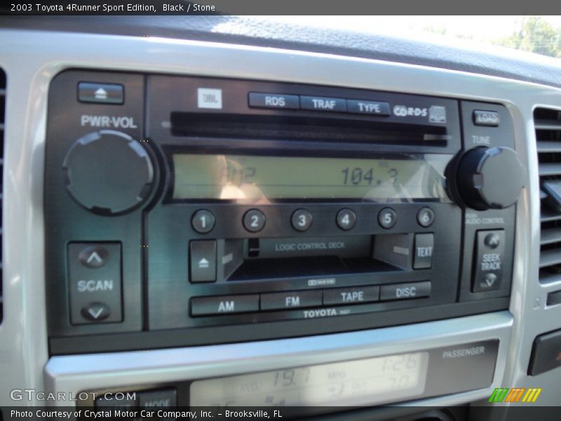 Black / Stone 2003 Toyota 4Runner Sport Edition