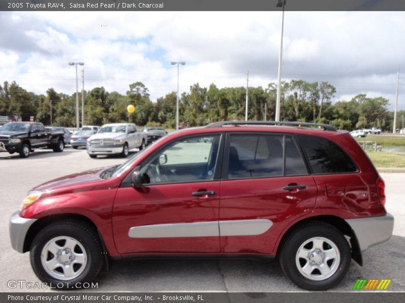 Salsa Red Pearl / Dark Charcoal 2005 Toyota RAV4