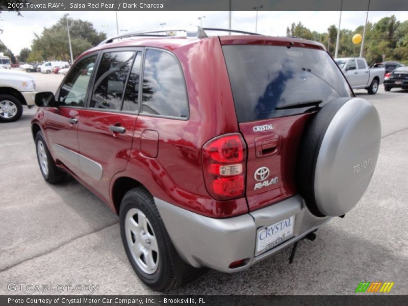 Salsa Red Pearl / Dark Charcoal 2005 Toyota RAV4
