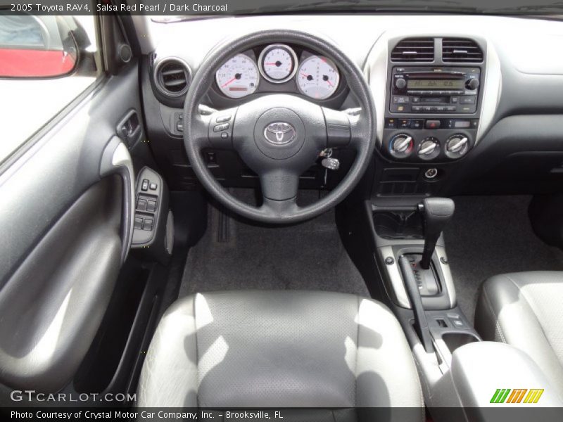 Salsa Red Pearl / Dark Charcoal 2005 Toyota RAV4