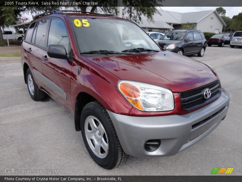 Salsa Red Pearl / Dark Charcoal 2005 Toyota RAV4
