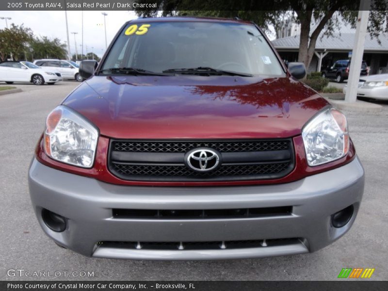 Salsa Red Pearl / Dark Charcoal 2005 Toyota RAV4
