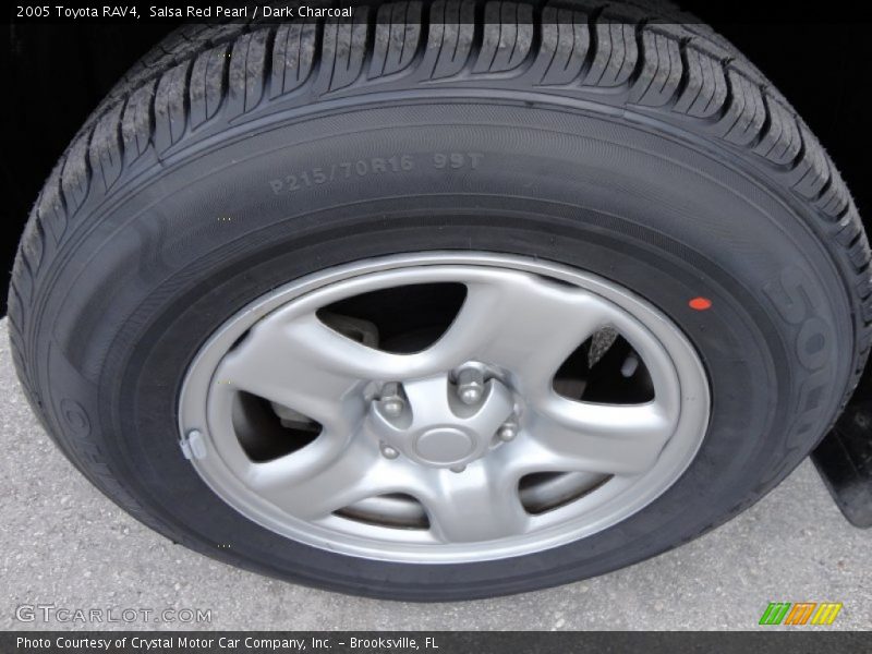 Salsa Red Pearl / Dark Charcoal 2005 Toyota RAV4