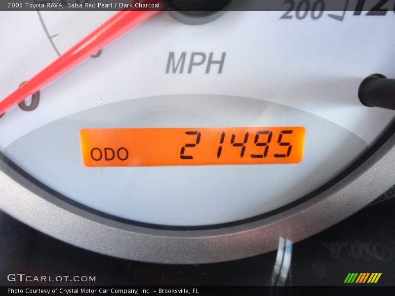 Salsa Red Pearl / Dark Charcoal 2005 Toyota RAV4