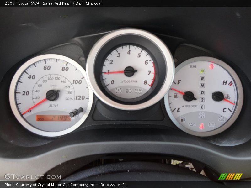 Salsa Red Pearl / Dark Charcoal 2005 Toyota RAV4