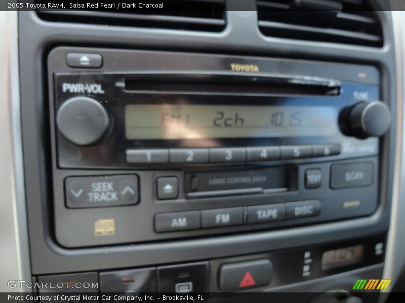 Salsa Red Pearl / Dark Charcoal 2005 Toyota RAV4