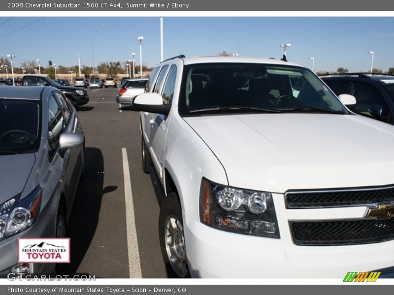 Summit White / Ebony 2008 Chevrolet Suburban 1500 LT 4x4