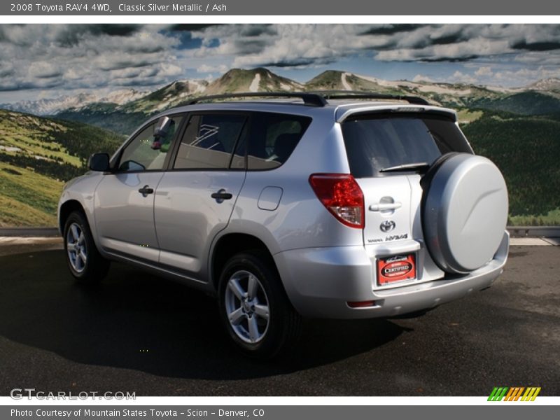 Classic Silver Metallic / Ash 2008 Toyota RAV4 4WD