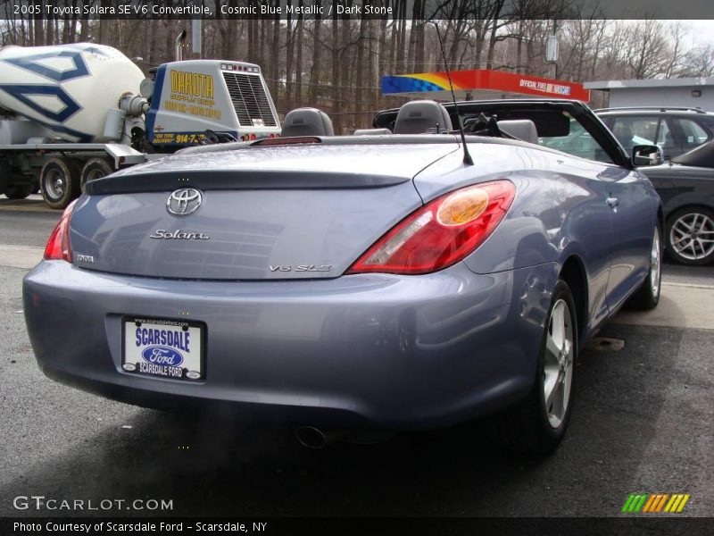 Cosmic Blue Metallic / Dark Stone 2005 Toyota Solara SE V6 Convertible