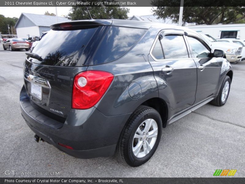 Cyber Gray Metallic / Light Titanium/Jet Black 2011 Chevrolet Equinox LS