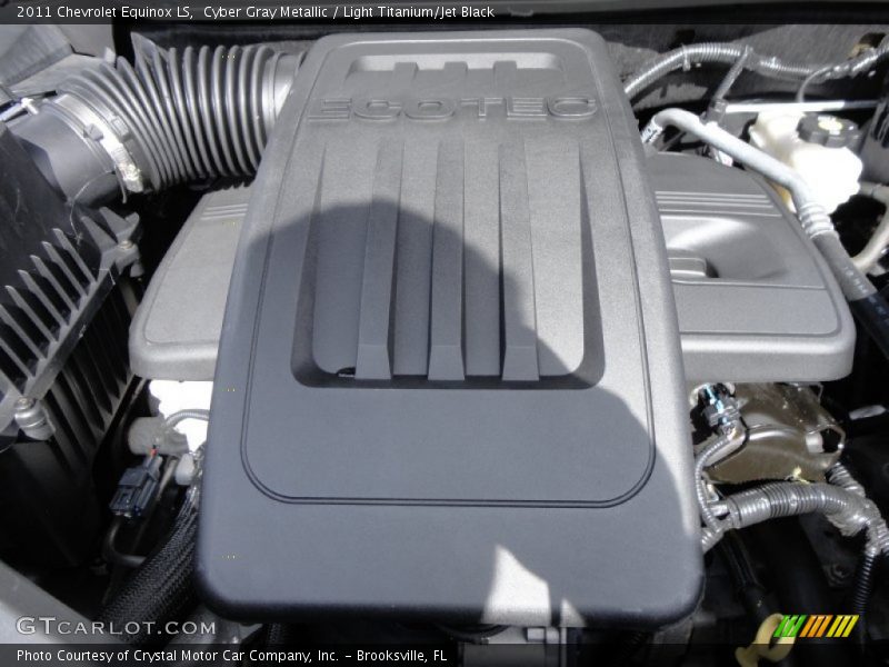 Cyber Gray Metallic / Light Titanium/Jet Black 2011 Chevrolet Equinox LS