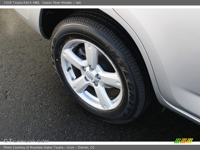 Classic Silver Metallic / Ash 2008 Toyota RAV4 4WD