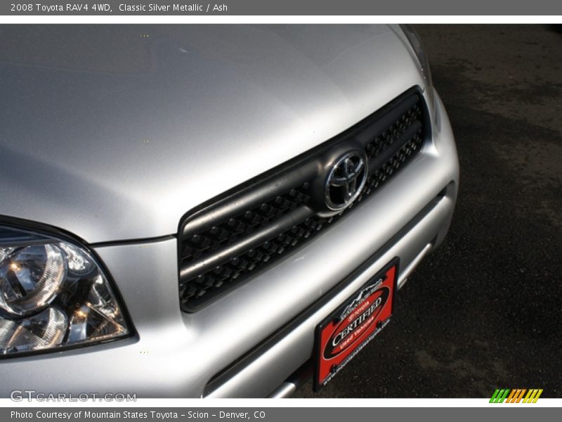 Classic Silver Metallic / Ash 2008 Toyota RAV4 4WD