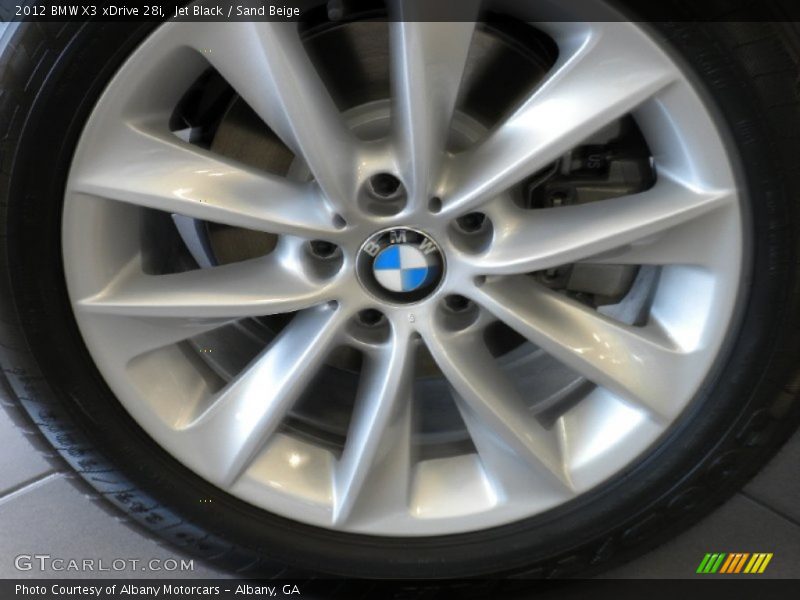 Jet Black / Sand Beige 2012 BMW X3 xDrive 28i