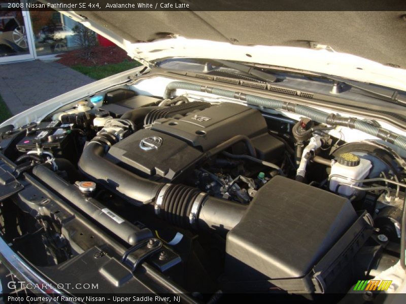 Avalanche White / Cafe Latte 2008 Nissan Pathfinder SE 4x4