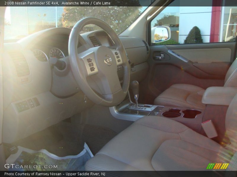 Avalanche White / Cafe Latte 2008 Nissan Pathfinder SE 4x4