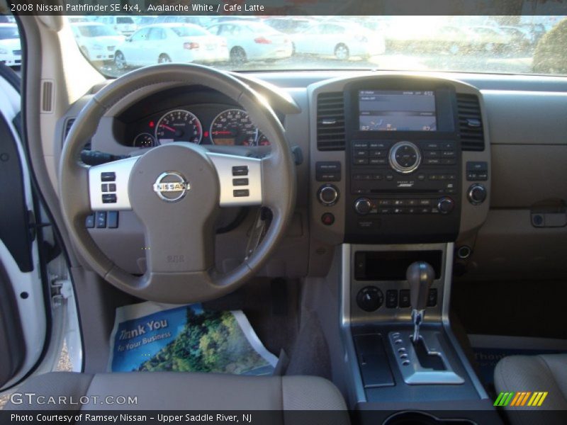Avalanche White / Cafe Latte 2008 Nissan Pathfinder SE 4x4