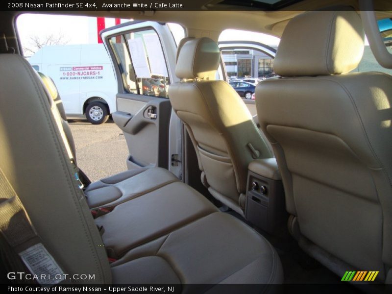 Avalanche White / Cafe Latte 2008 Nissan Pathfinder SE 4x4