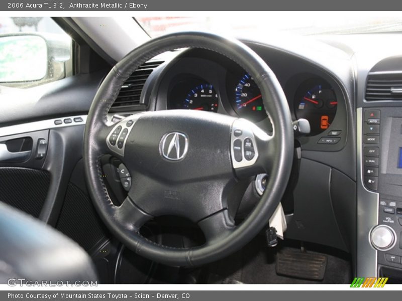 Anthracite Metallic / Ebony 2006 Acura TL 3.2