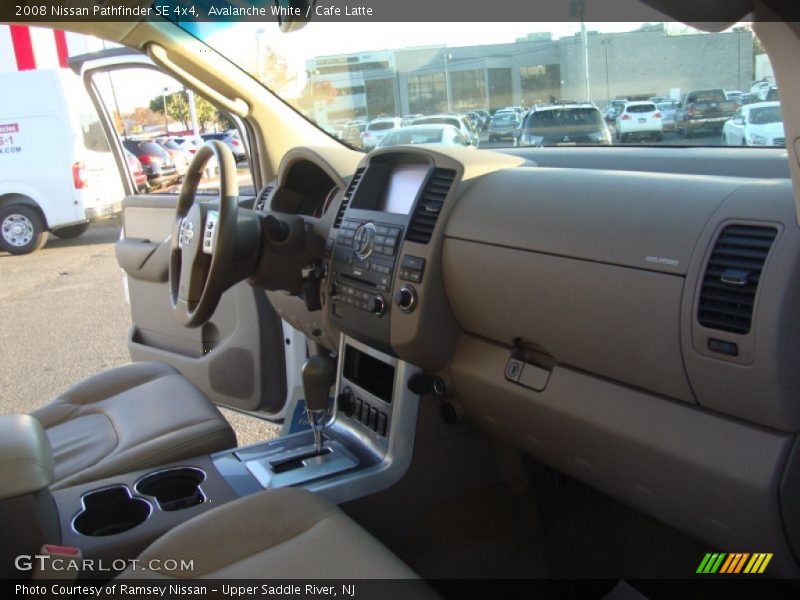 Avalanche White / Cafe Latte 2008 Nissan Pathfinder SE 4x4