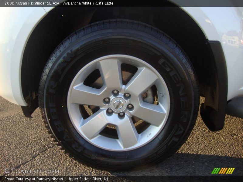 Avalanche White / Cafe Latte 2008 Nissan Pathfinder SE 4x4