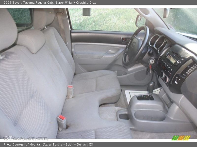 Super White / Graphite Gray 2005 Toyota Tacoma Regular Cab