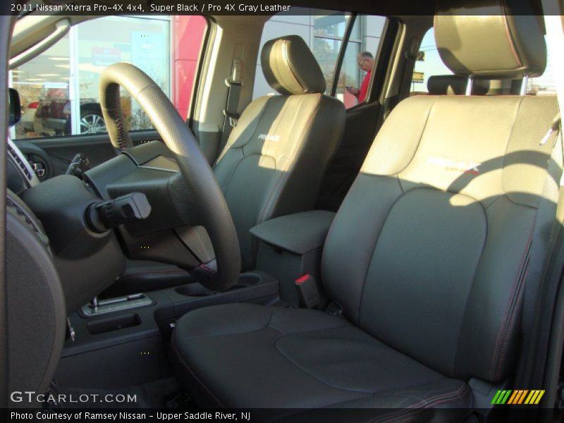 Super Black / Pro 4X Gray Leather 2011 Nissan Xterra Pro-4X 4x4