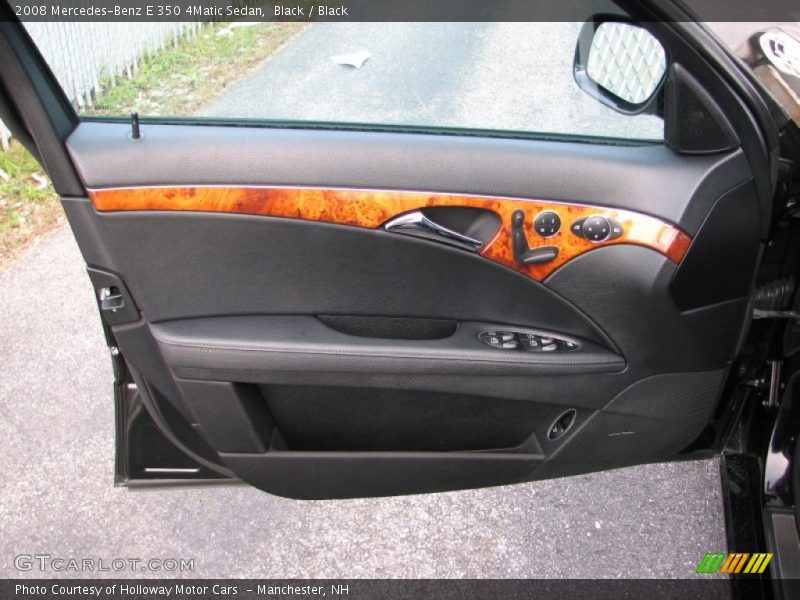 Black / Black 2008 Mercedes-Benz E 350 4Matic Sedan