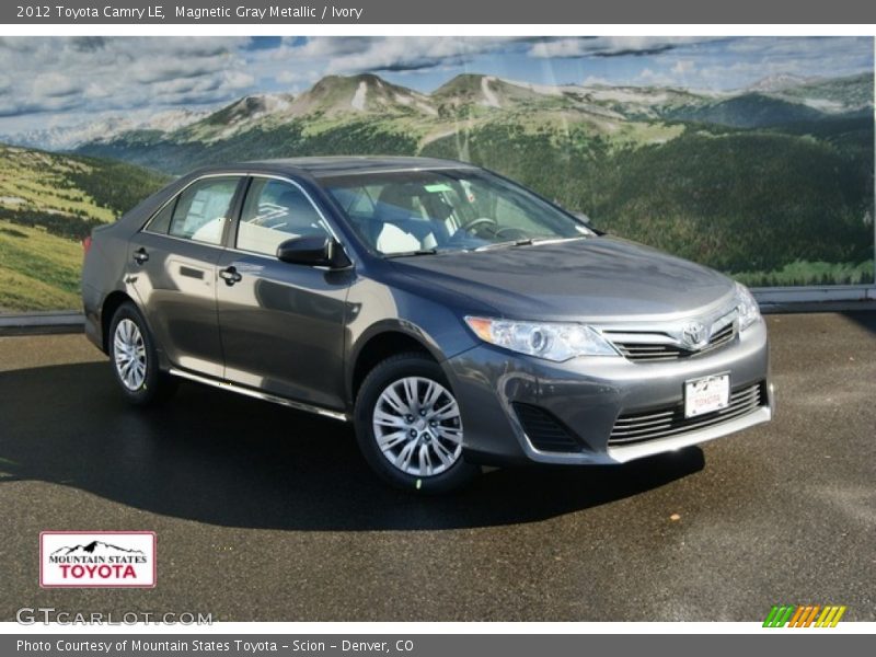 Magnetic Gray Metallic / Ivory 2012 Toyota Camry LE