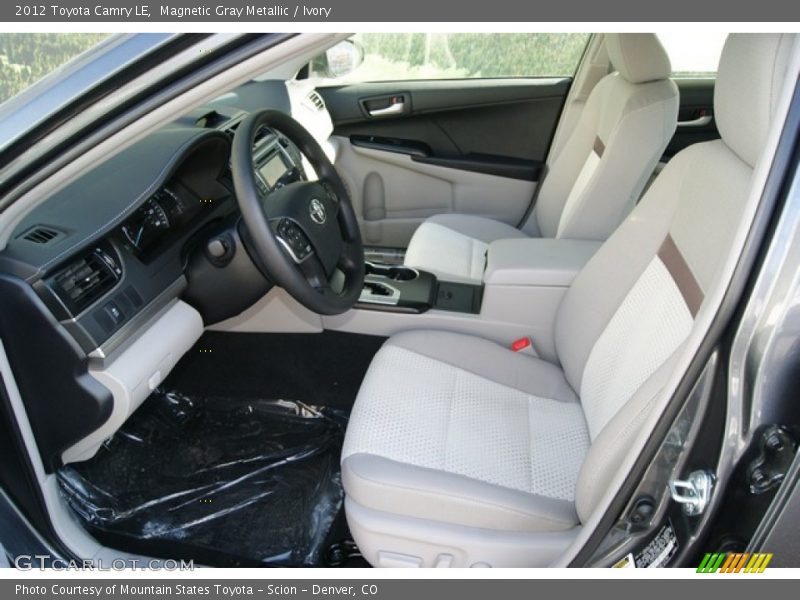 Magnetic Gray Metallic / Ivory 2012 Toyota Camry LE