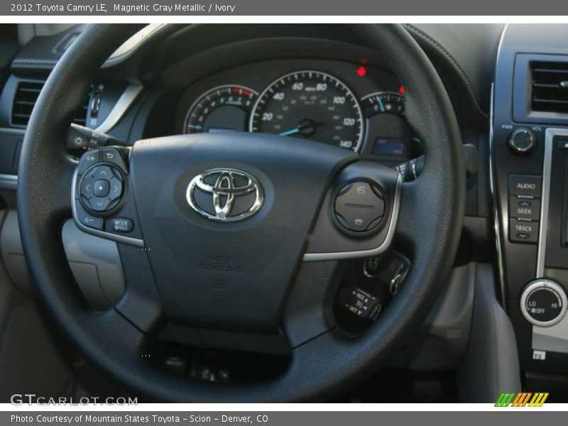 Magnetic Gray Metallic / Ivory 2012 Toyota Camry LE