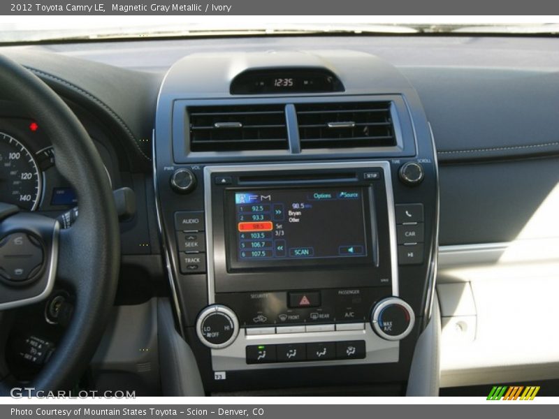 Magnetic Gray Metallic / Ivory 2012 Toyota Camry LE