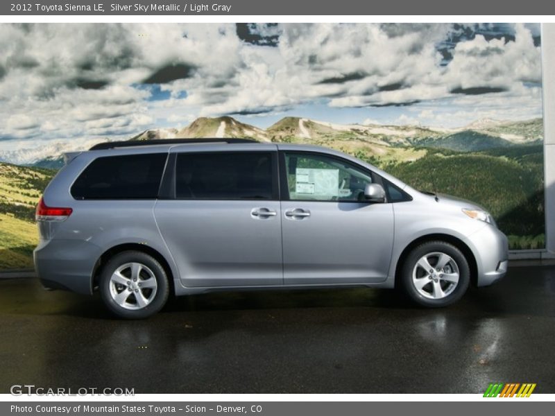  2012 Sienna LE Silver Sky Metallic