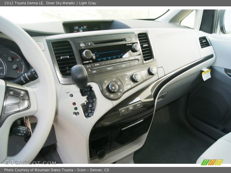 Silver Sky Metallic / Light Gray 2012 Toyota Sienna LE