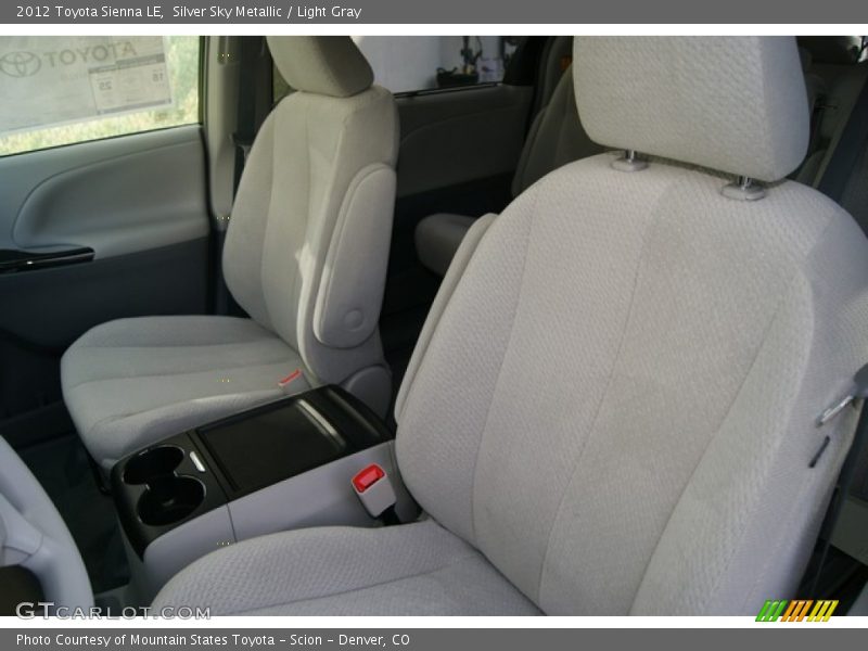 Silver Sky Metallic / Light Gray 2012 Toyota Sienna LE