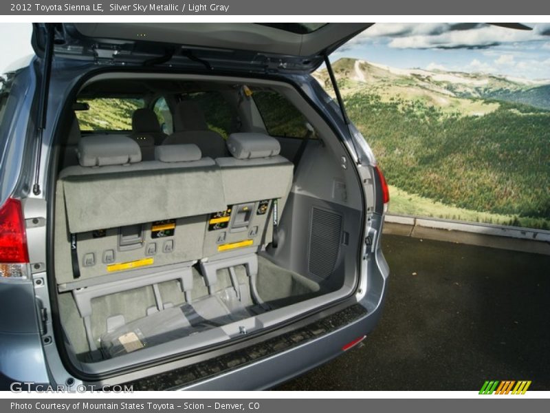 Silver Sky Metallic / Light Gray 2012 Toyota Sienna LE