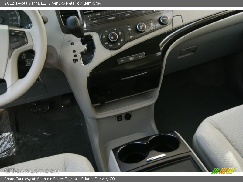 Silver Sky Metallic / Light Gray 2012 Toyota Sienna LE