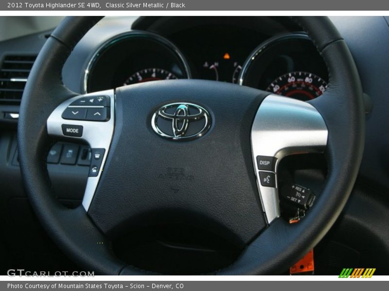 Classic Silver Metallic / Black 2012 Toyota Highlander SE 4WD