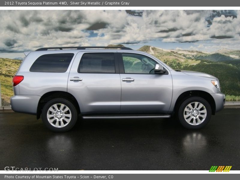  2012 Sequoia Platinum 4WD Silver Sky Metallic