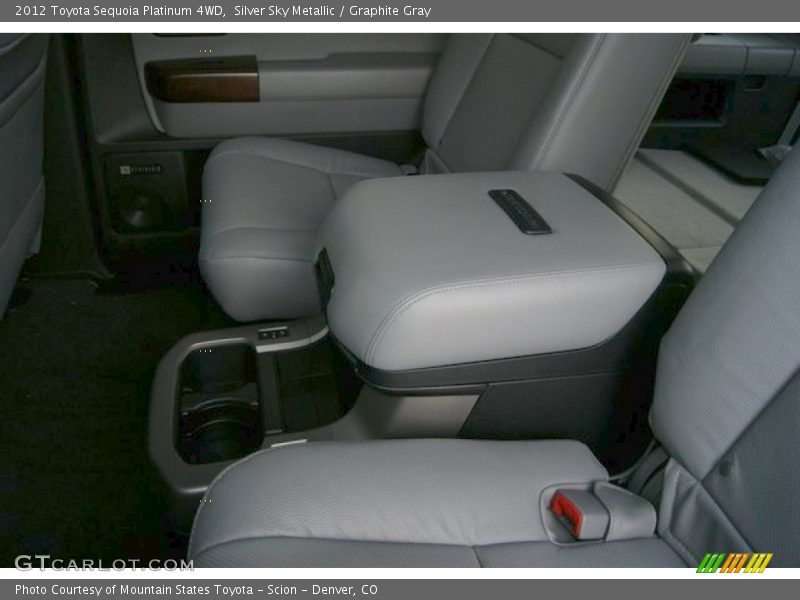 Silver Sky Metallic / Graphite Gray 2012 Toyota Sequoia Platinum 4WD