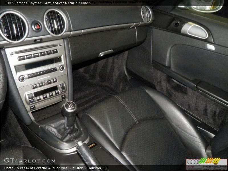 Arctic Silver Metallic / Black 2007 Porsche Cayman