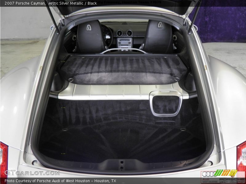 Arctic Silver Metallic / Black 2007 Porsche Cayman