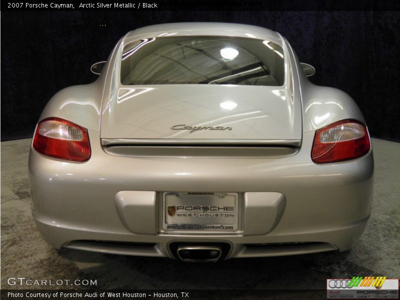 Arctic Silver Metallic / Black 2007 Porsche Cayman