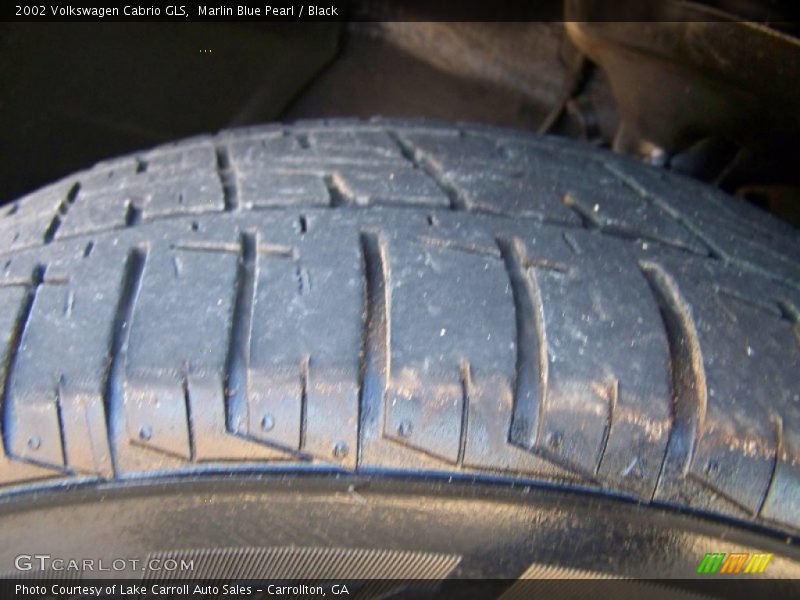 Marlin Blue Pearl / Black 2002 Volkswagen Cabrio GLS