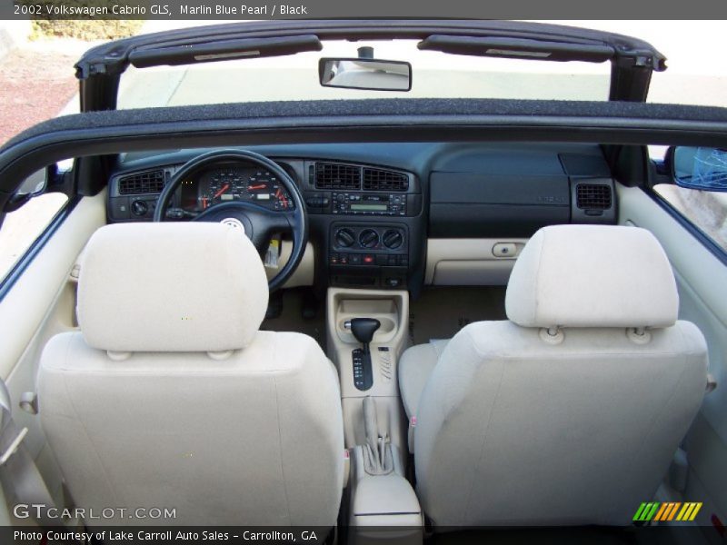 Marlin Blue Pearl / Black 2002 Volkswagen Cabrio GLS