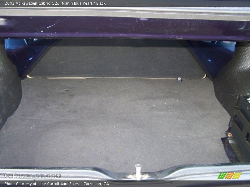 Marlin Blue Pearl / Black 2002 Volkswagen Cabrio GLS