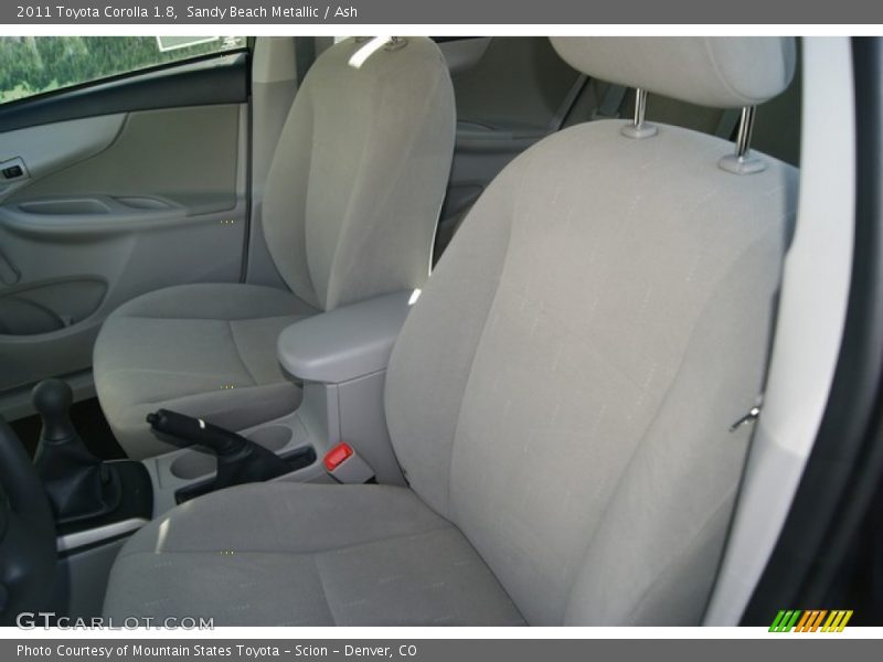 Sandy Beach Metallic / Ash 2011 Toyota Corolla 1.8