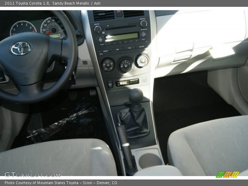 Sandy Beach Metallic / Ash 2011 Toyota Corolla 1.8