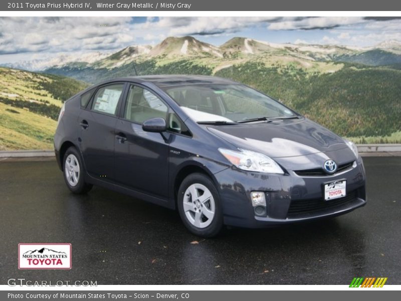 Winter Gray Metallic / Misty Gray 2011 Toyota Prius Hybrid IV