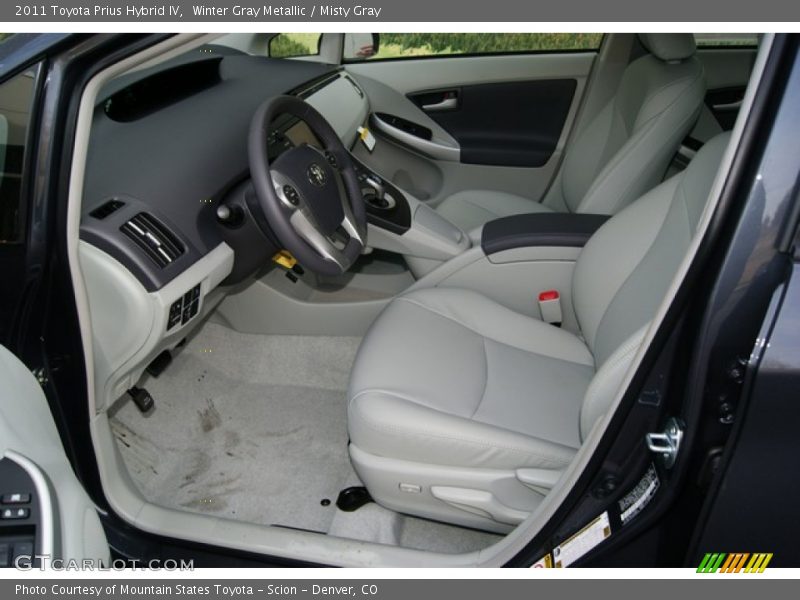 Winter Gray Metallic / Misty Gray 2011 Toyota Prius Hybrid IV